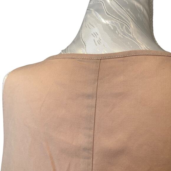 Anthropologie Maeve Camillia Blush Pink High Low Sleeveless Drop Waist Sz Large - Picture 13 of 15